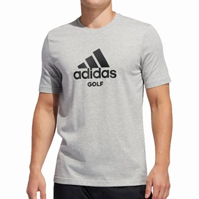 adidas Golf T-Shirt - Grey Heather sequined details