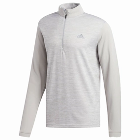 adidas Heather Core 1/4 Zip Sweater - Grey Two Core Active
