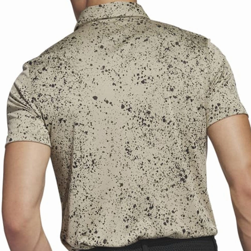 Cool and Comfortable adidas Jacquard Polo Shirt - Hemp/Black/Olive Strata