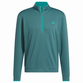 adidas Lightweight Half-Zip Top - Preloved Teal goes with jeans