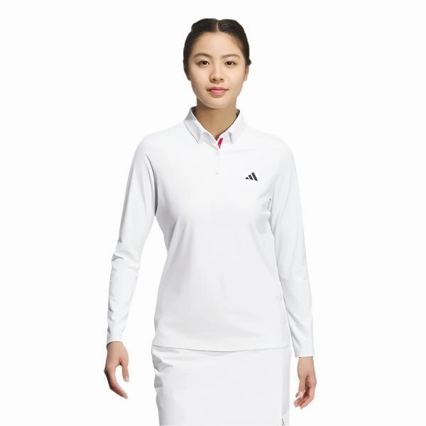 Durable Fabric adidas Long Sleeve Womens Polo