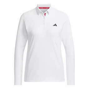 UV Protection Blend adidas Long Sleeve Womens Polo