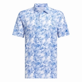adidas Mesh Print Polo Non Iron Finish