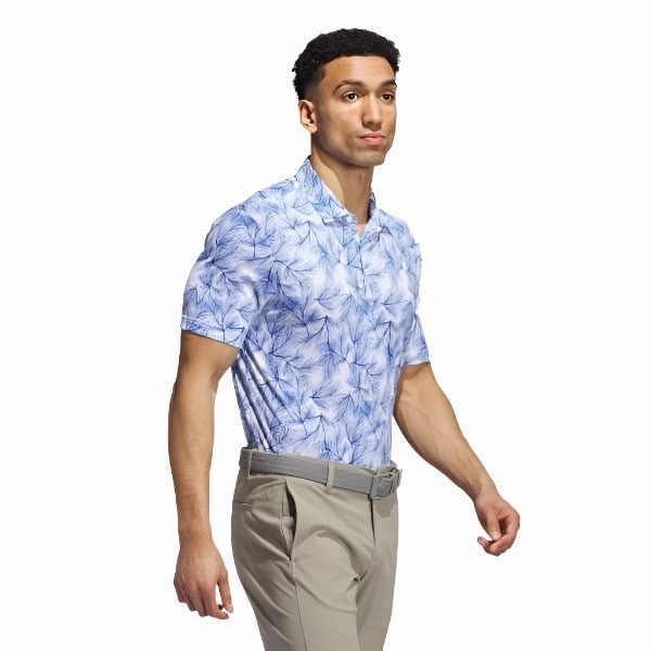 Light Fit adidas Mesh Print Polo