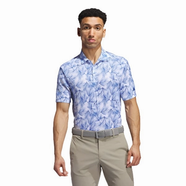 Flexible Style adidas Mesh Print Polo
