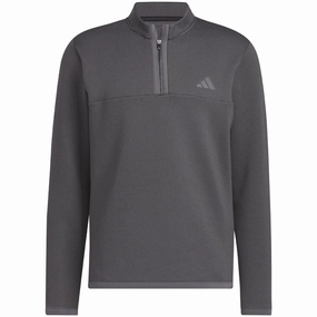 adidas Microdot 1/4 Zip Pullover - Black/White Daily Sporty City Cool