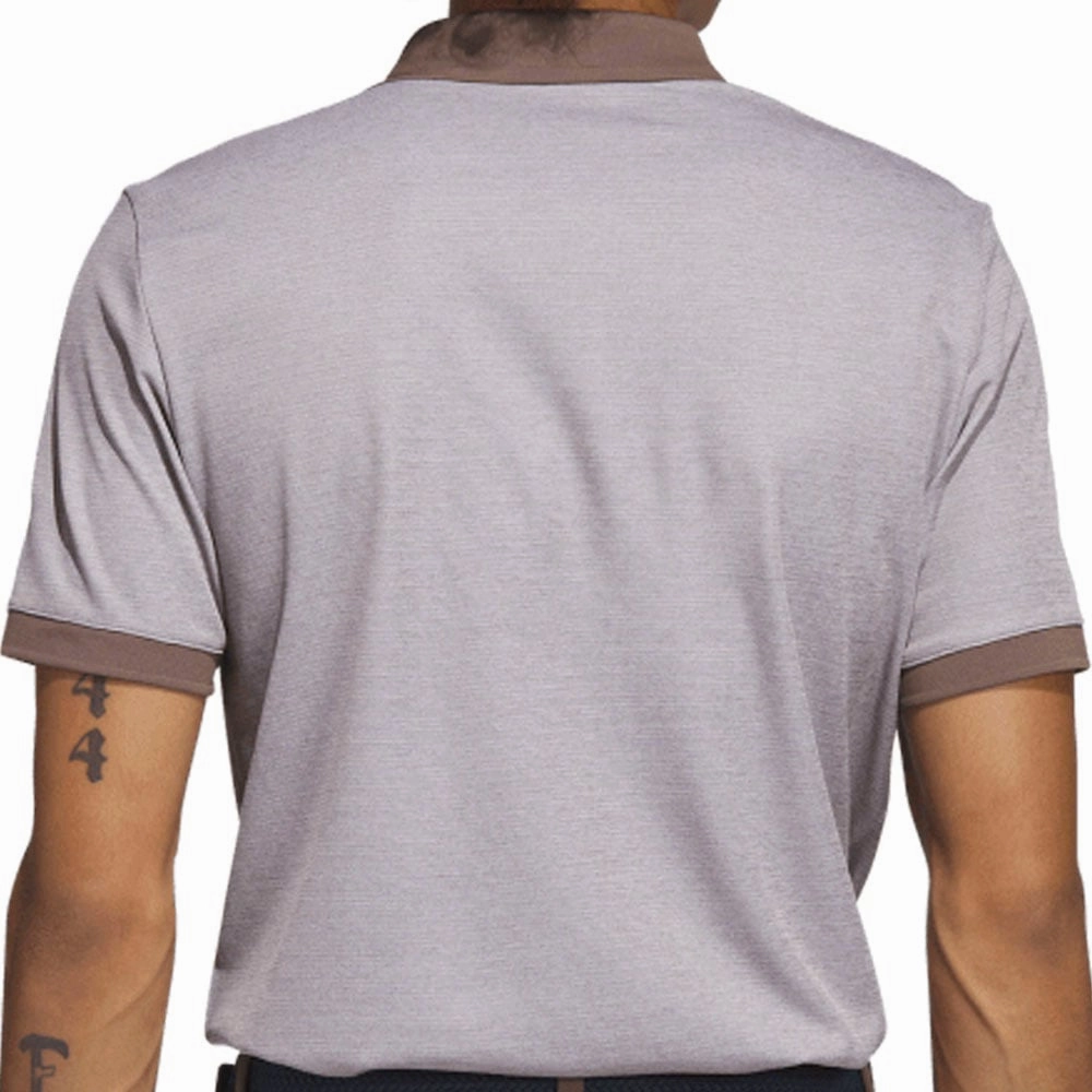 Flexible Fit adidas No Show Polo Shirt - Earth Strata