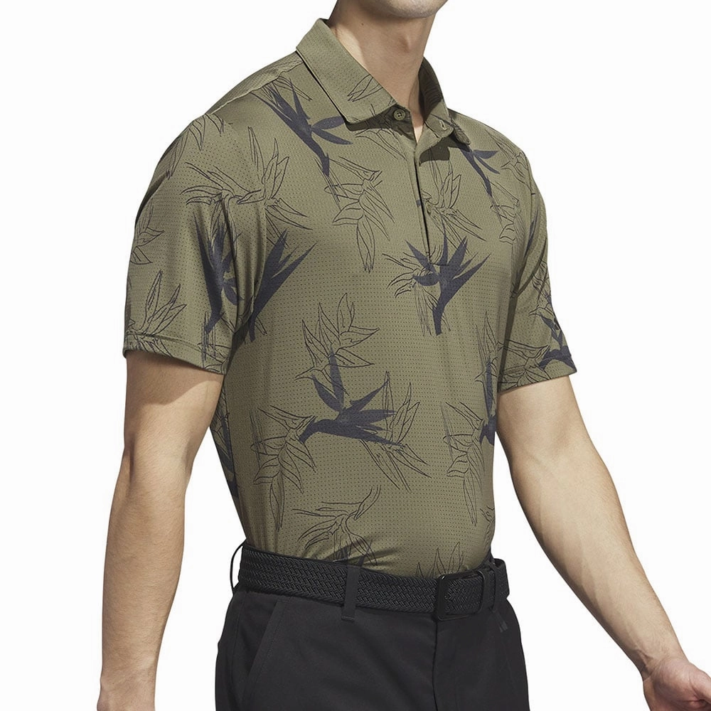 Classic Style Trend Fashion Layering adidas Oasis Mesh Polo Shirt - Olive Strata