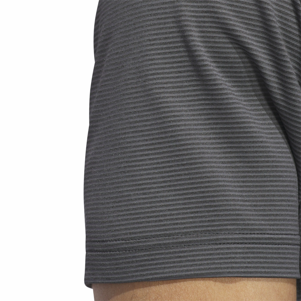 adidas Ottoman Polo Shirt - Black/Grey Six Slim Silhouette