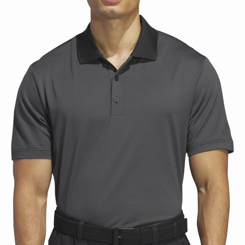 Versatile Trend adidas Ottoman Polo Shirt - Black/Grey Six