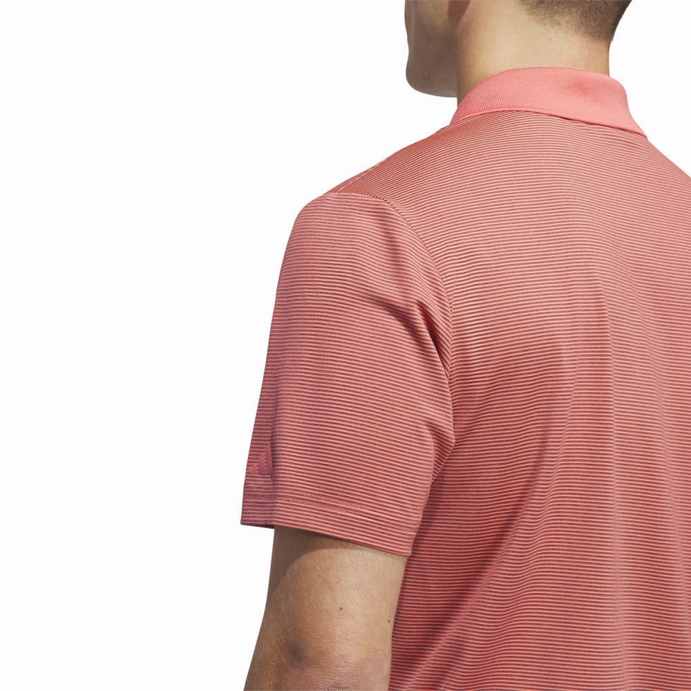 adidas Ottoman Polo Shirt - Preloved Scarlet/Charcoal Classic Wearable