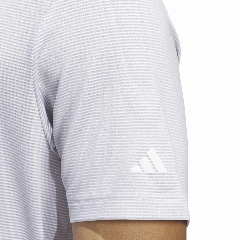 Fit for All Seasons Eco Certified Fiber adidas Ottoman Polo Shirt - White/Grey Two