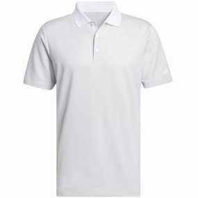 adidas Ottoman Polo Shirt - White/Grey Two Comfy Comfort Trendy Piece