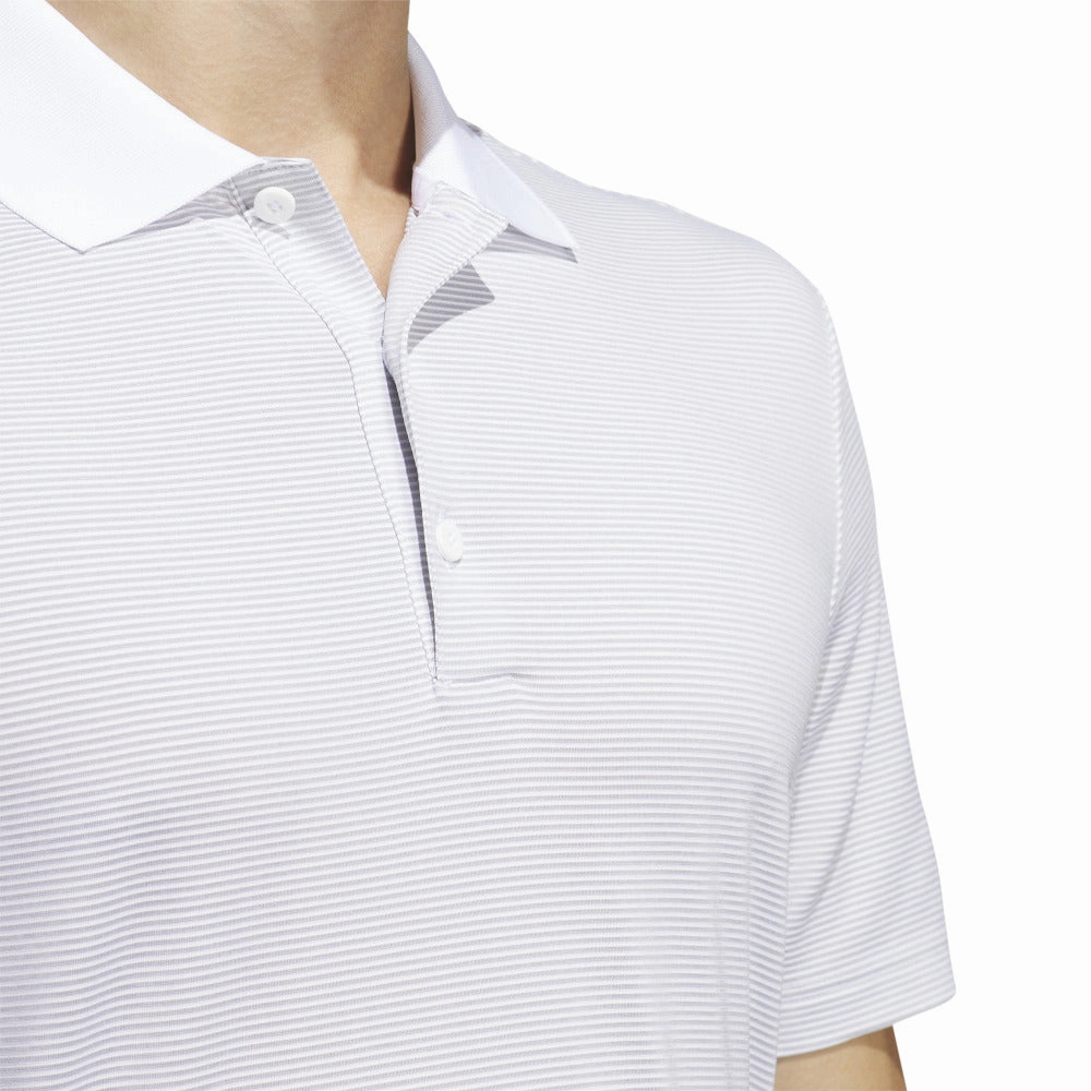 Street Fashion adidas Ottoman Polo Shirt - White/Grey Two