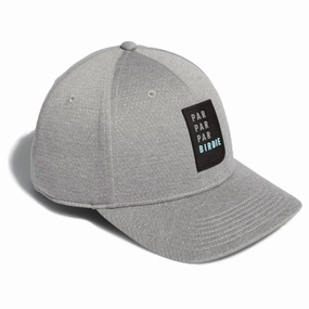adidas Par Birdie Snapback Cap - Grey Printed design Windproof Design