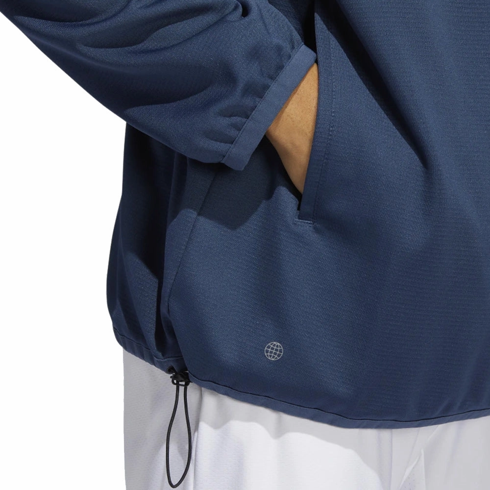 adidas Parka 1/2 Zip Pullover - Crew Navy Weekend Comfort Fashion Basics
