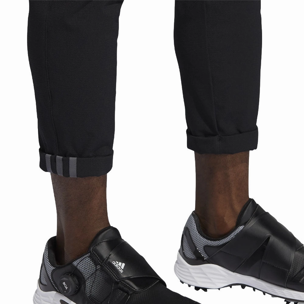 adidas Pin Roll Trousers - Black Relax Fit Loose Design