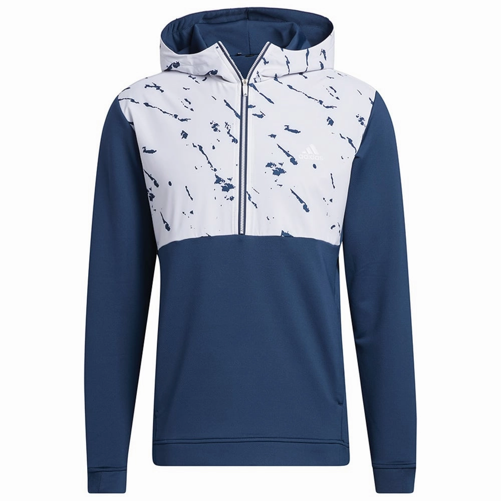 Earthy Tones adidas Primeblue COLD.RDY 1/4 Zip Pullover - Crew Navy/White