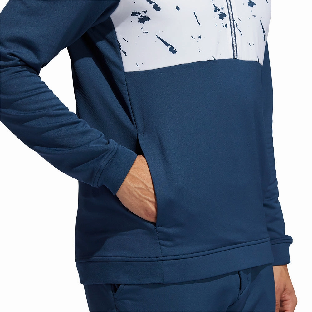 Comfy Design school wear adidas Primeblue COLD.RDY 1/4 Zip Pullover - Crew Navy/White