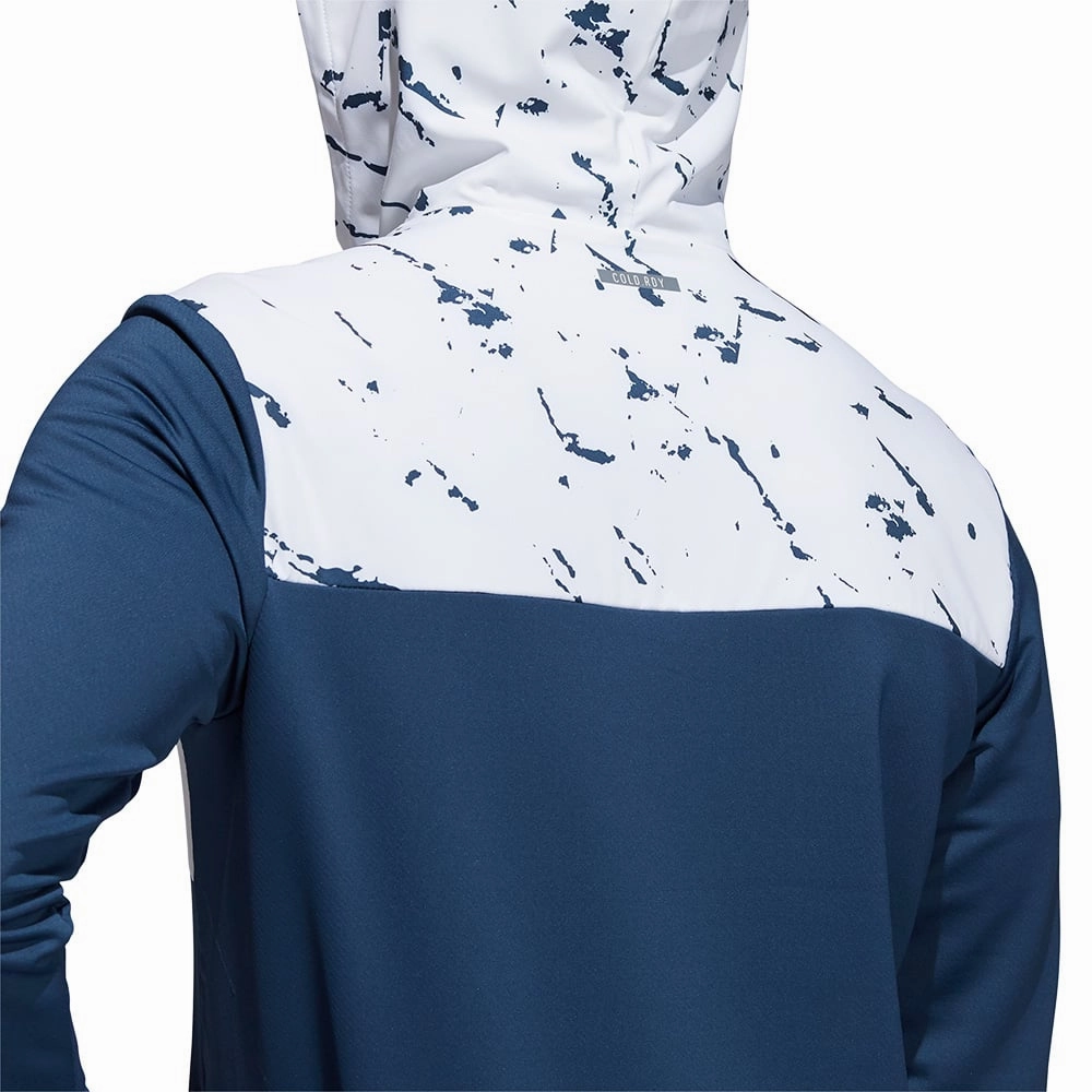 Trendy Fashion adidas Primeblue COLD.RDY 1/4 Zip Pullover - Crew Navy/White