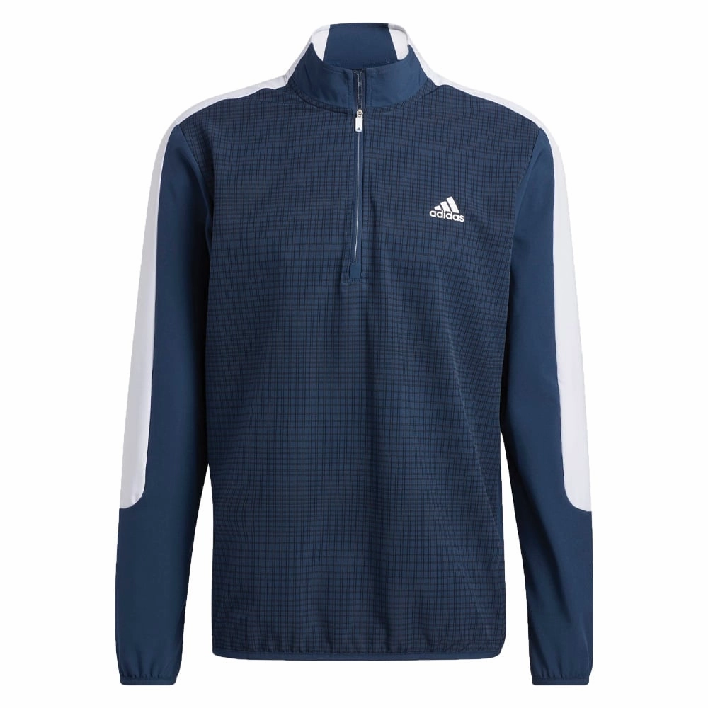 Effortless Comfort adidas Primegreen Printed Quarter-Zip Sweatshirt - Crew Navy/Black