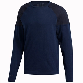 Breathable fabric Basic Wear adidas Primeknit Crew Sweatshirt - Collegiate Navy