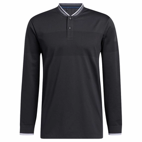 Breathable Cotton Fabric adidas Primeknit Long Sleeve Shirt - Carbon/Black