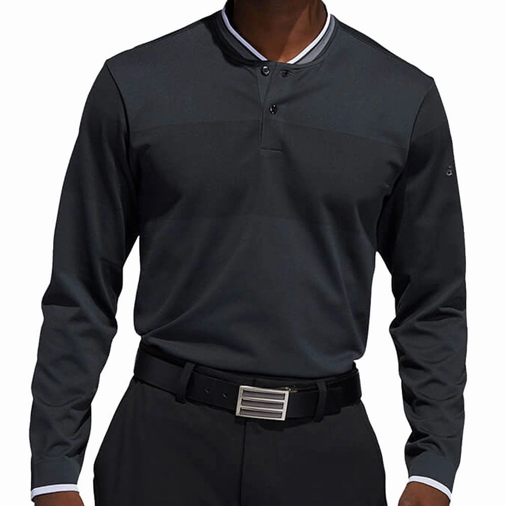 adidas Primeknit Long Sleeve Shirt - Carbon/Black Flattering Cut