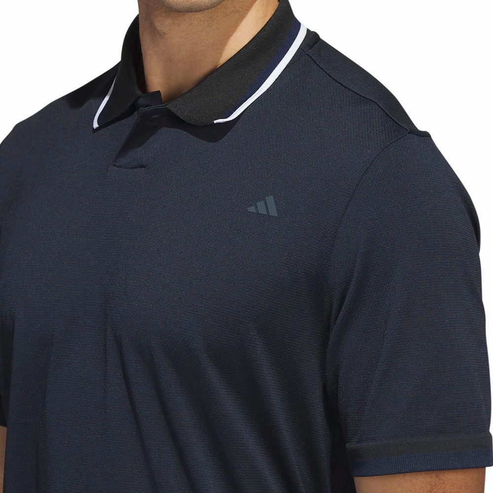 adidas Primeknit Polo Shirt - Black/Collegiate Navy Comfortable Touch