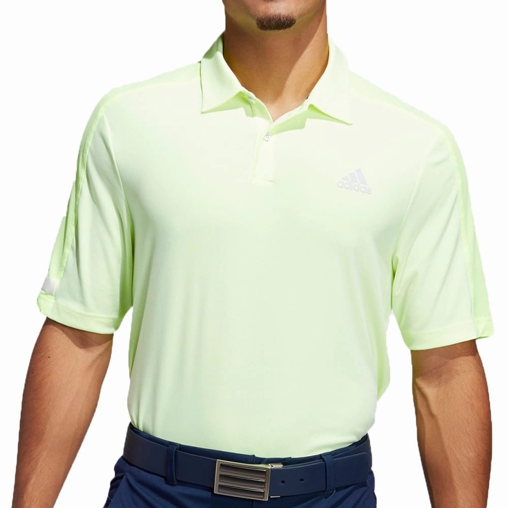 Tagless Design Wool combination adidas Sport AEROREADY Golf Polo Shirt - Solar Yellow