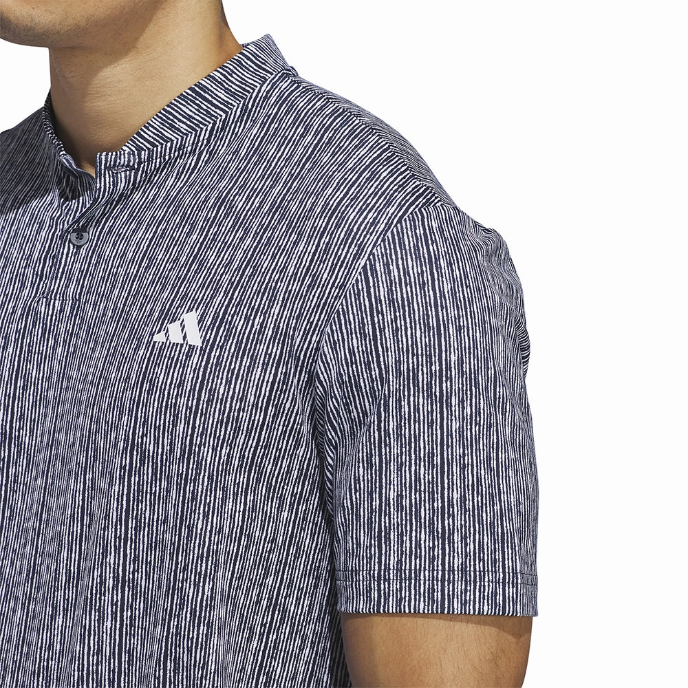 adidas Sport Stripe Polo Shirt - Collegiate Navy/White Comfy Wardrobe Minimalist Look