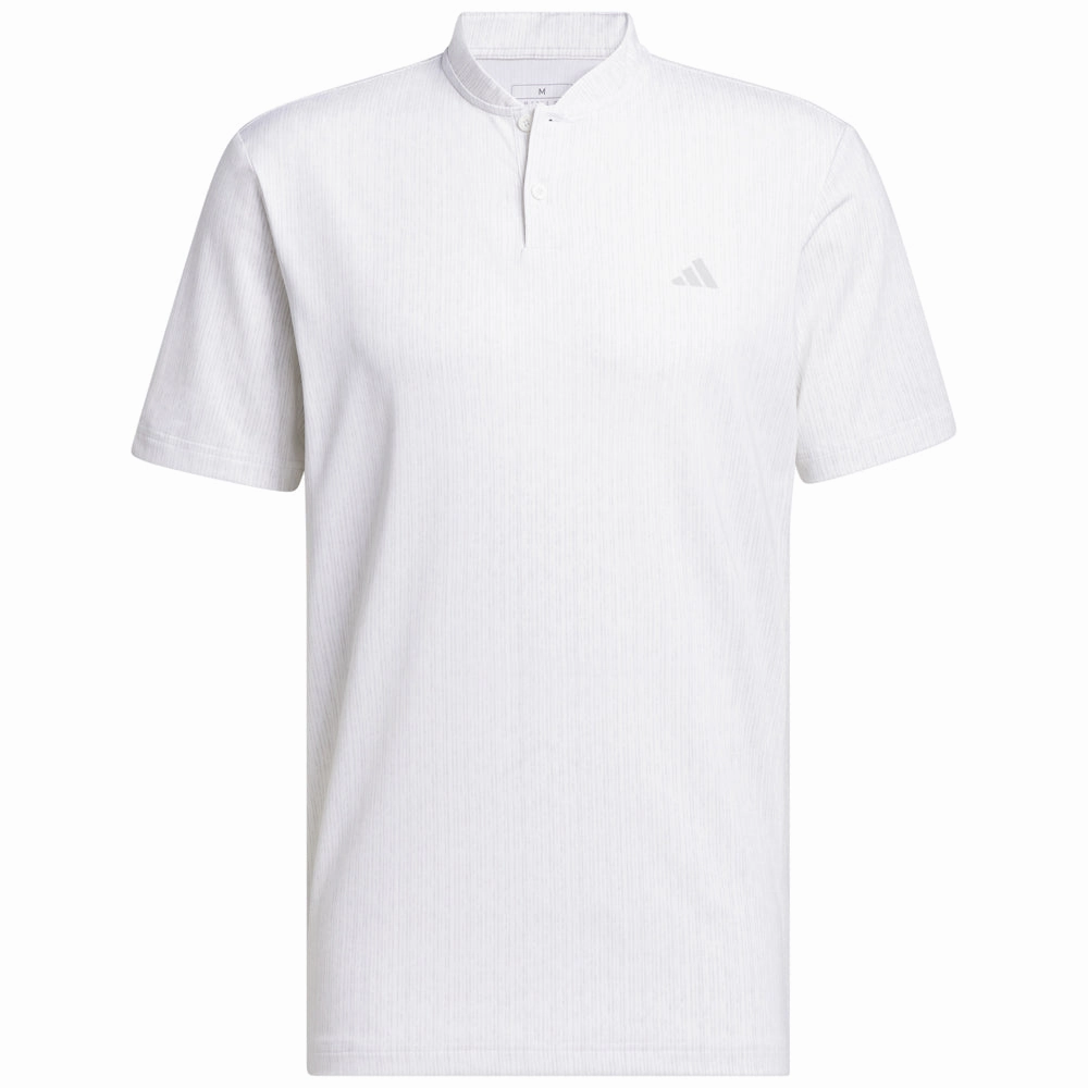 Simple and Comfortable adidas Sport Stripe Polo Shirt - White/Grey Two