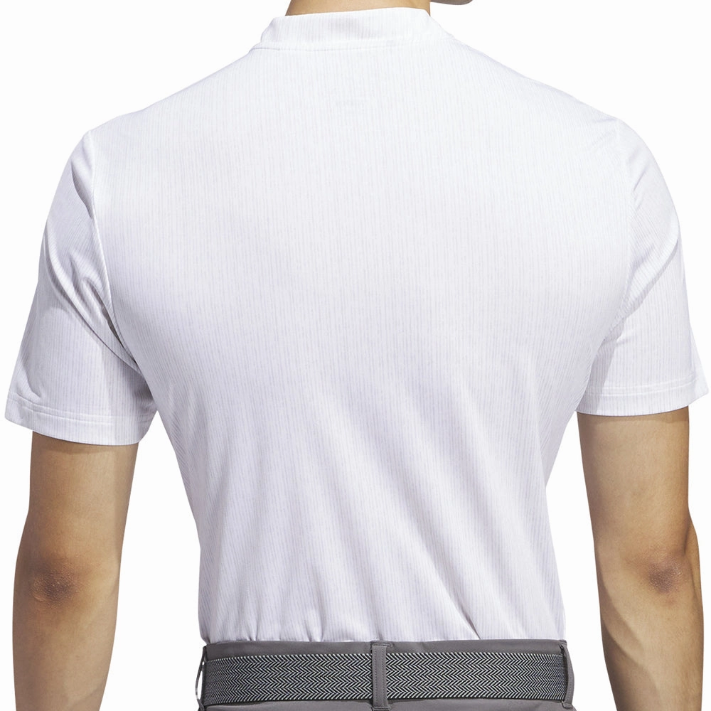 Timeless Look Wear Travel Light adidas Sport Stripe Polo Shirt - White/Grey Two