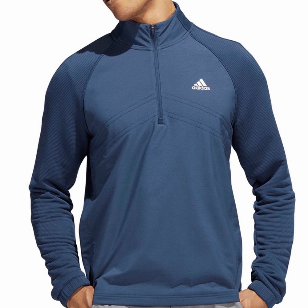 adidas Statement 1/4 Zip Pullover - Crew Navy Elastic product skiing suitable agility