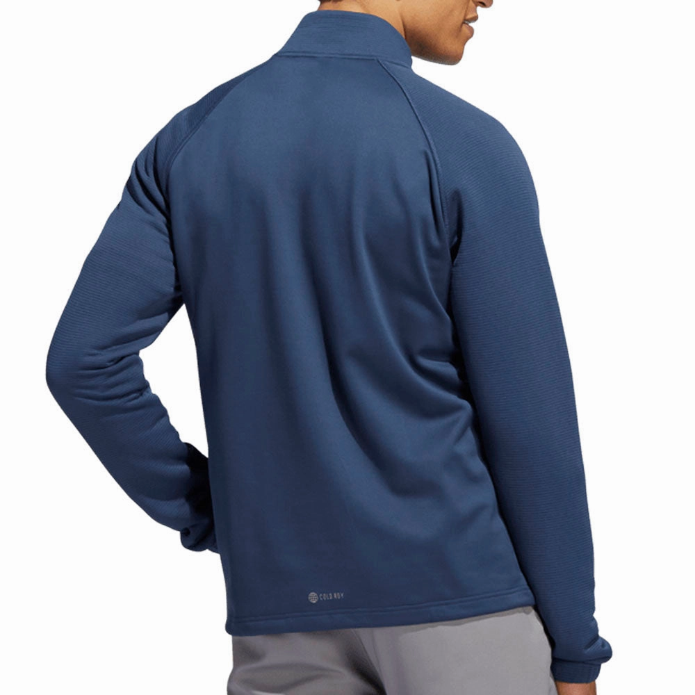 adidas Statement 1/4 Zip Pullover - Crew Navy Trendy Top