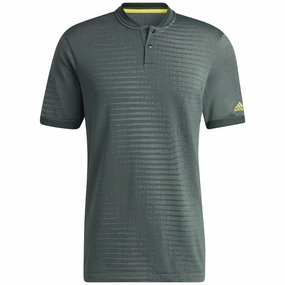 adidas Statement Seamless Polo Shirt - Shadow Green/Traditional Green Stylish Layer Look Soft And Comfortable