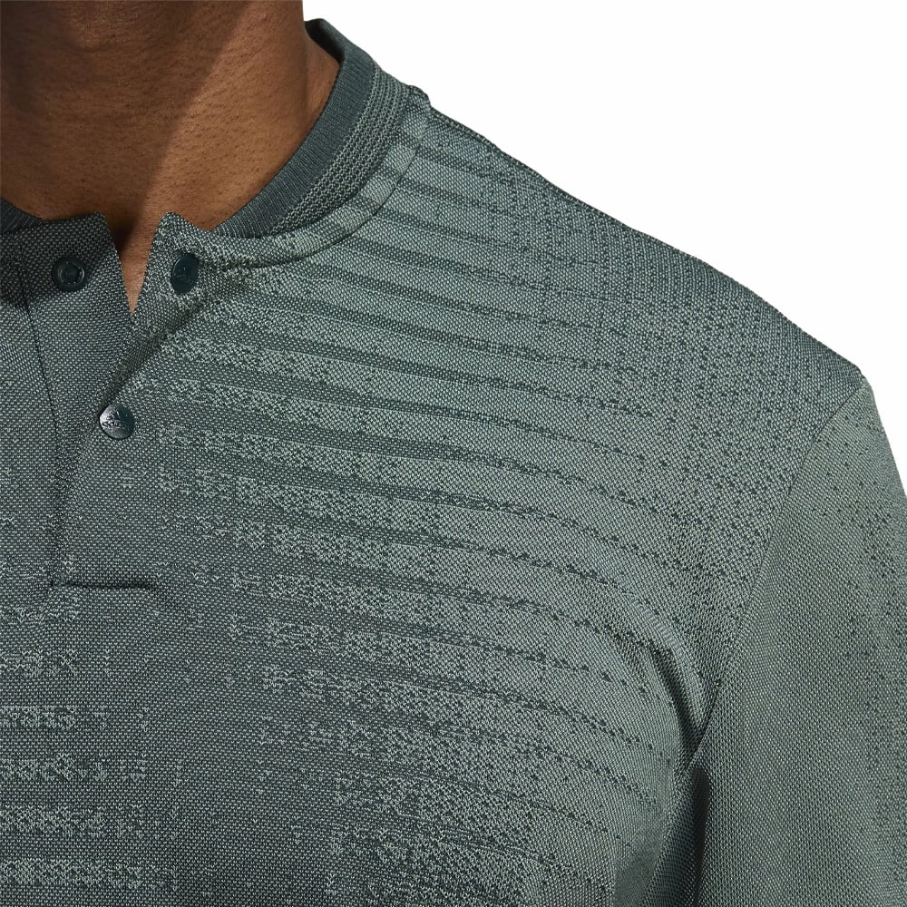 adidas Statement Seamless Polo Shirt - Shadow Green/Traditional Green Outdoor Fashion