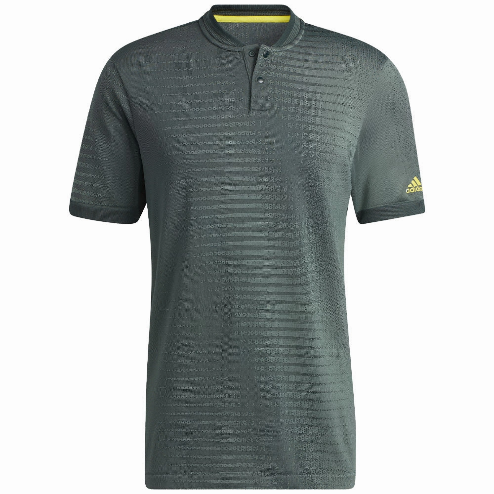 adidas Statement Seamless Polo Shirt - Shadow Green/Traditional Green Stylish Layer Look Soft And Comfortable