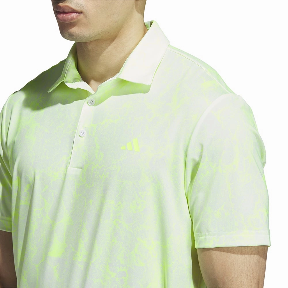 adidas Sun Energy Polo Shirt - White Green Light Wear