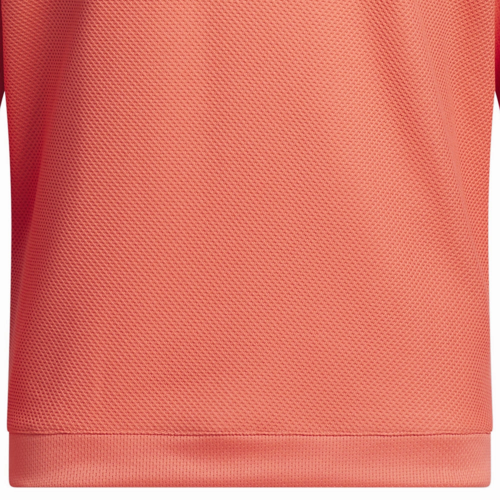 adidas Textured 1/4 Zip Pullover - Preloved Scarlet Autumn Wear
