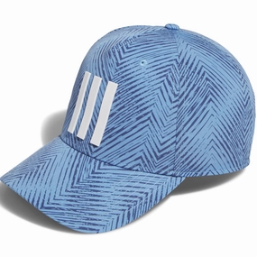 adidas Tour 3 Stripe Cap - Semi Blue Burst Outdoor Style