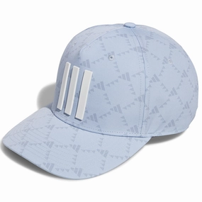 adidas Tour 3 Stripe Print Cap - Wonder Blue Back-to-School Accessory Essential Style