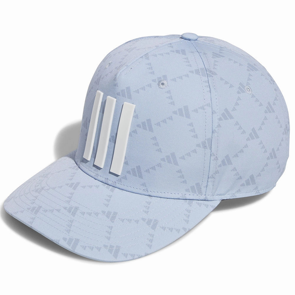 adidas Tour 3 Stripe Print Cap - Wonder Blue Back-to-School Accessory Essential Style