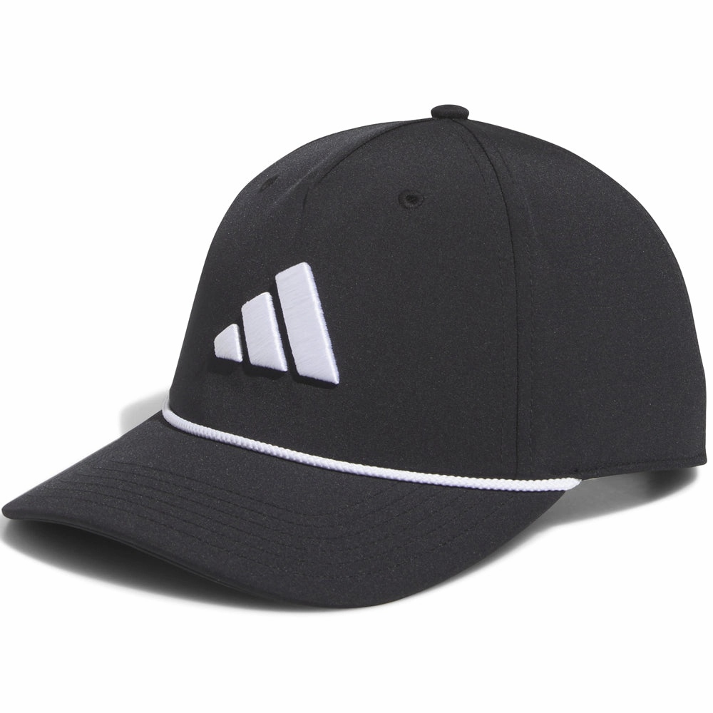 adidas Tour 5 Panel Cap - Black Outdoor Day Moisture wicking