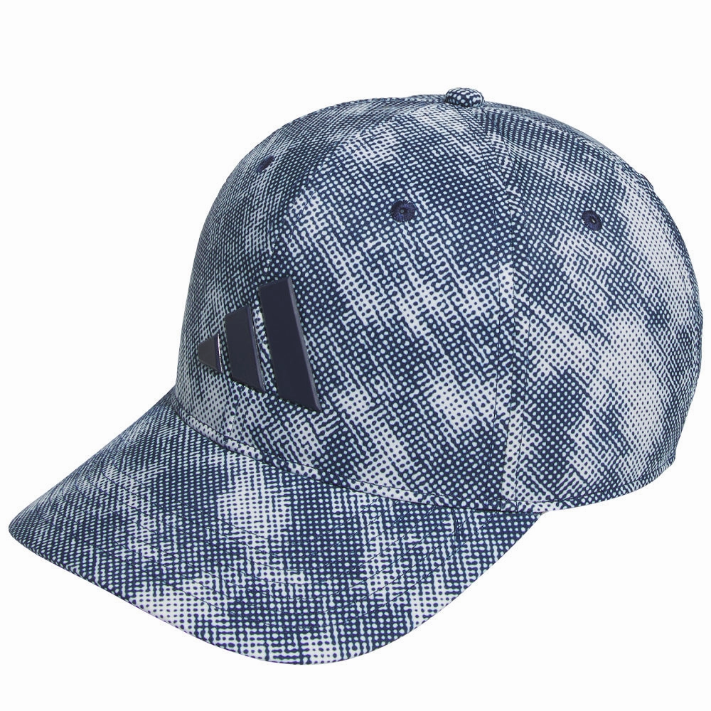 Monogram option Minimal Appeal adidas Tour Print Snapback Cap - White/Collegiate Navy