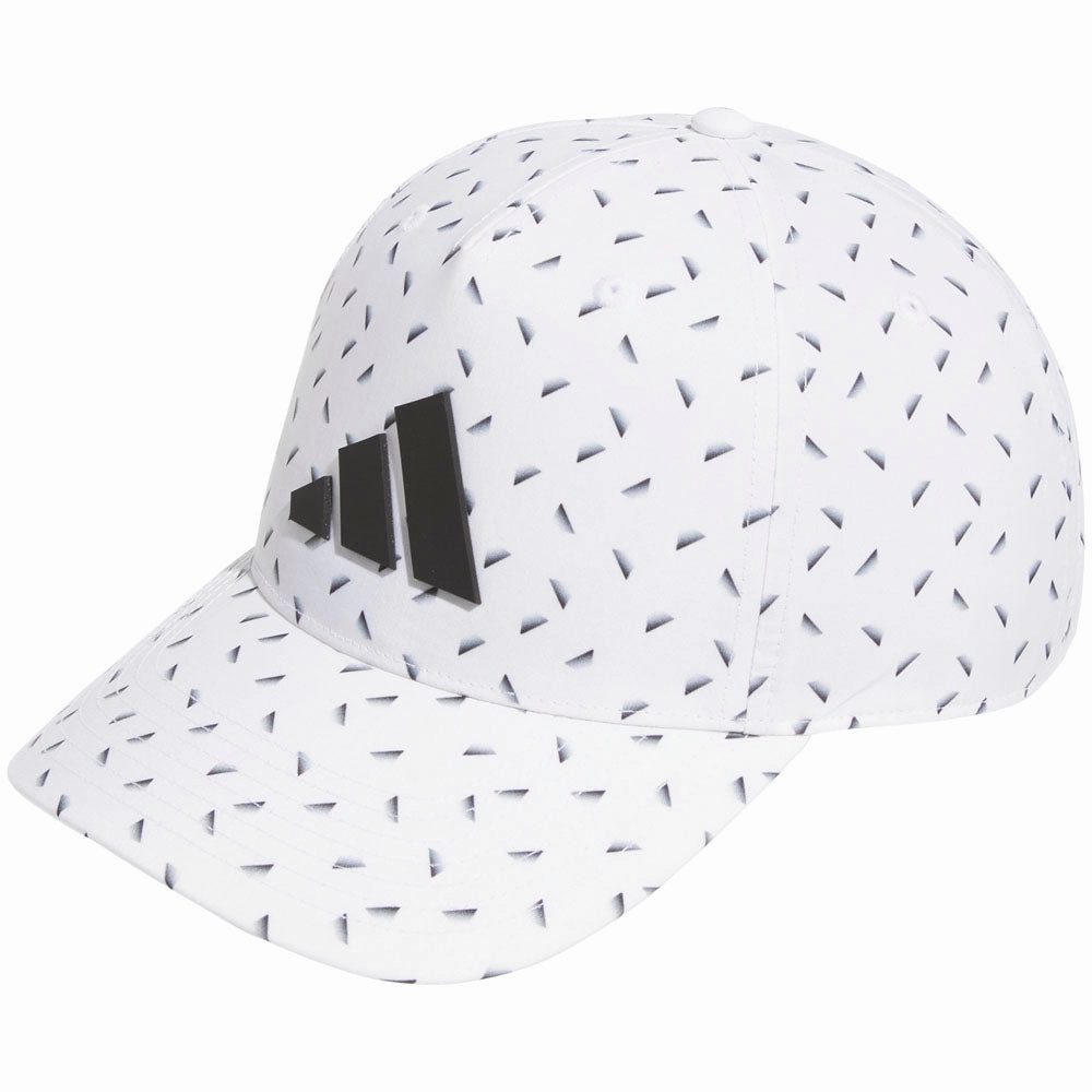 adidas Tour Print Snapback Cap - White Park Adventure Lightweight Comfort