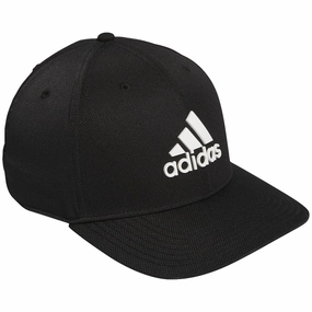adidas Tour Snapback Cap - Black Essential Piece Breathable mesh