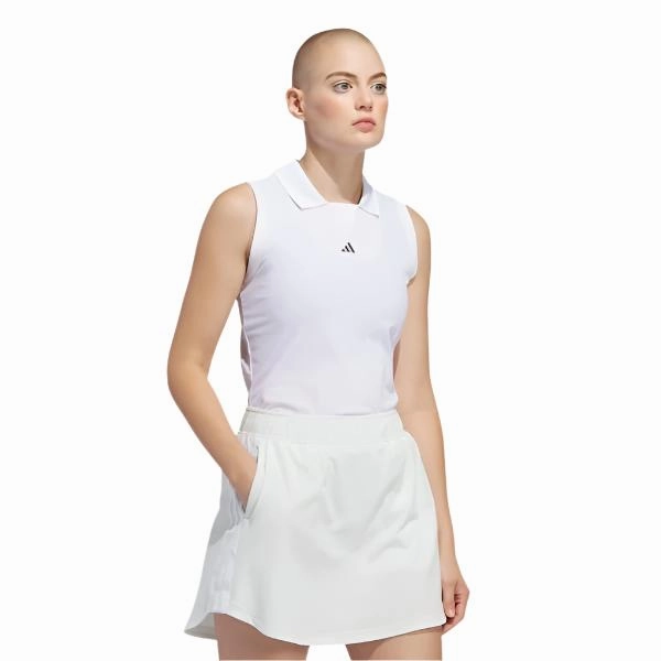 Non Restrictive Cuff adidas Twistknit Sleeveless Polo