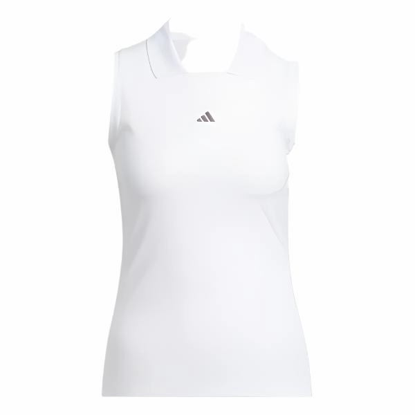 adidas Twistknit Sleeveless Polo Flatlock stitching Ribbed Cuff Design