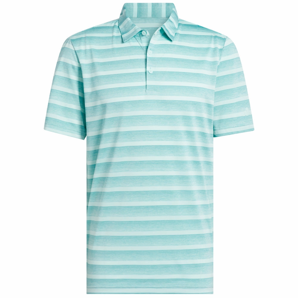 Versatile Style Trend Easygoing Wear adidas Two-Colour Stripe Polo Shirt - Mint Ton/Semi Flash Aqua